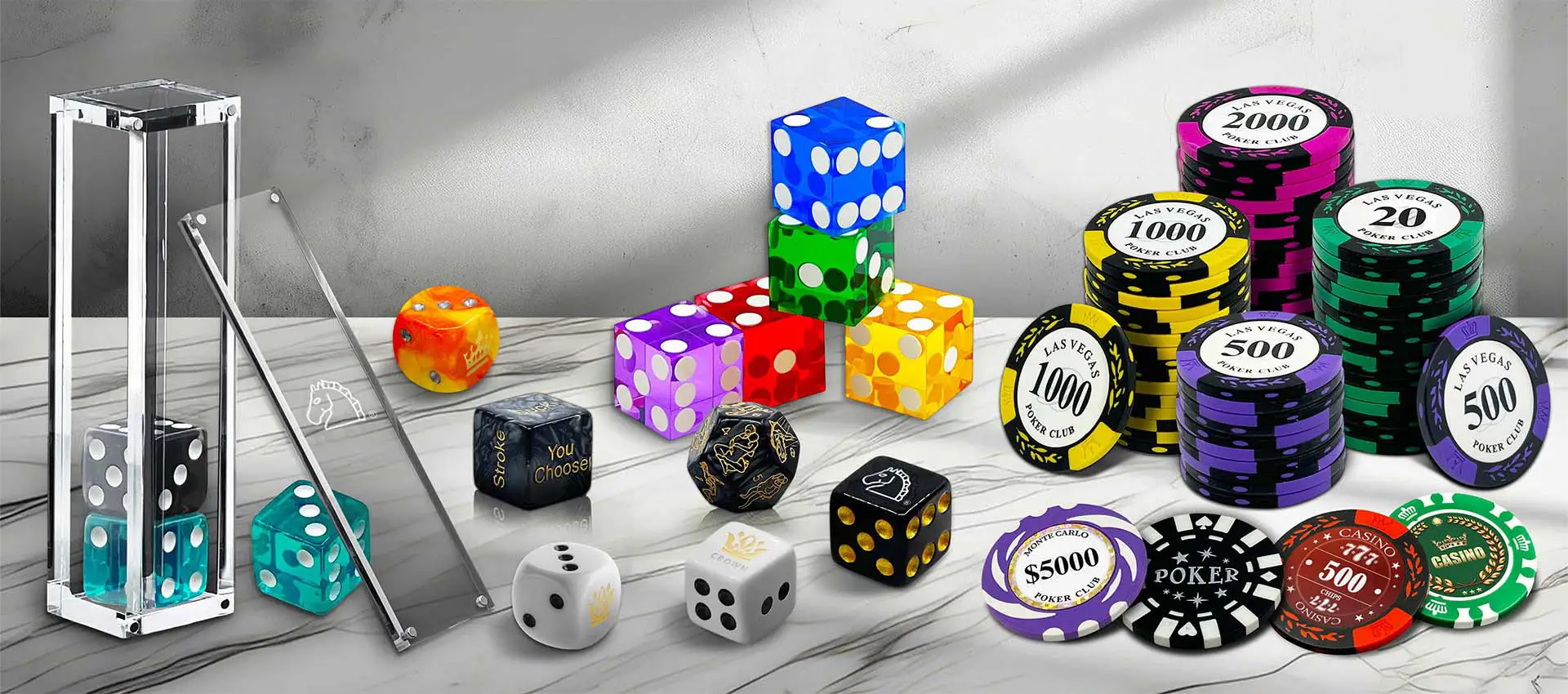 Custom Poker Chips & Dice