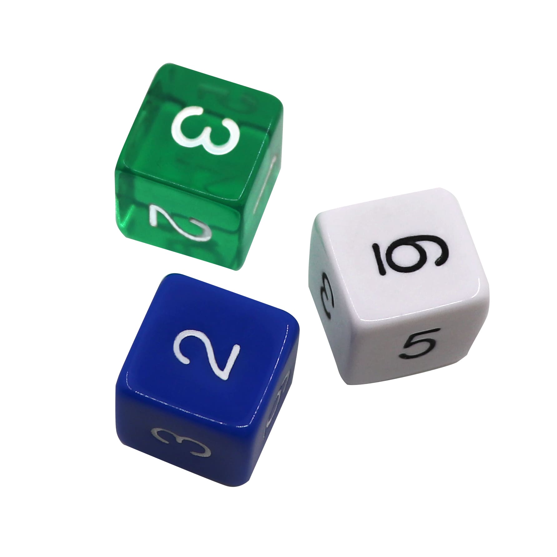 6-Sided Numbered Dice