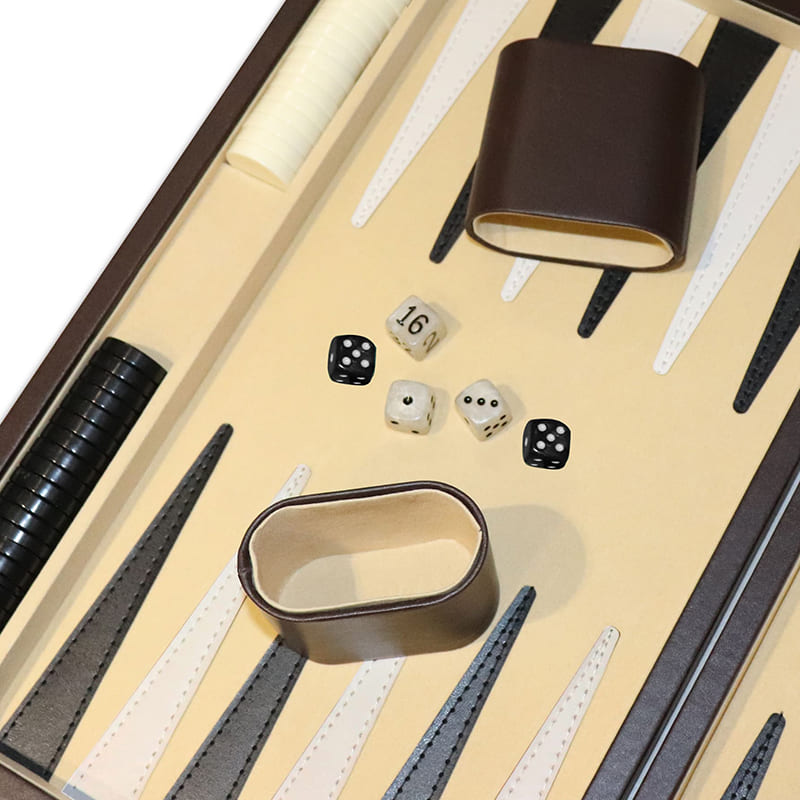 Étui de backgammon haut de gamme