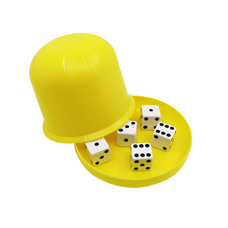 Plastic Dice Cup with Tray