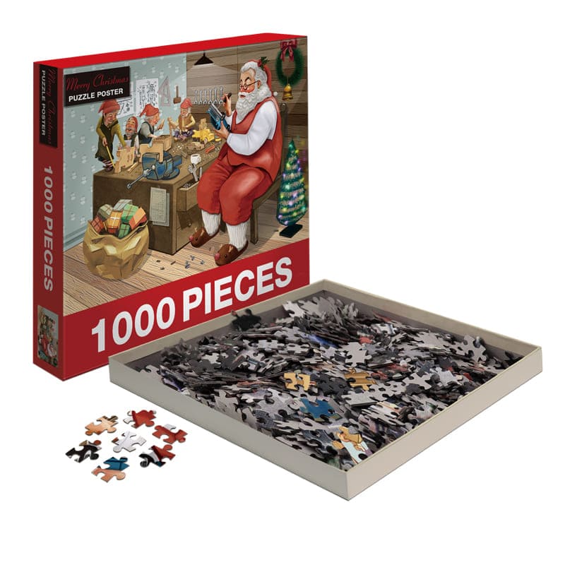 聖誕老人工作坊 - 1000片拼圖
