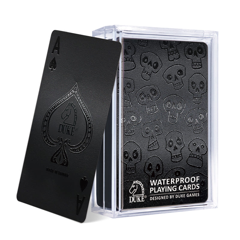 Halloween black playing cards