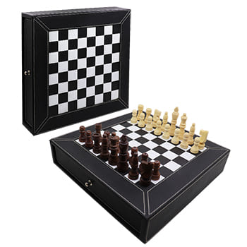 7  in 1 Leatherette Chess Set