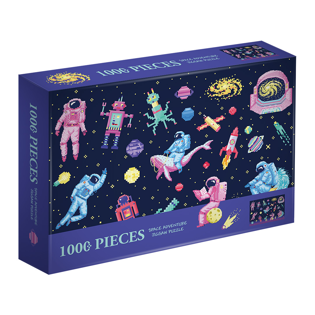 1000 peças quebra-cabeça espacial