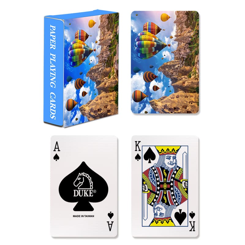 Souvenir paper playing cards