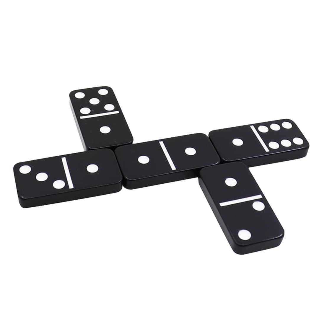Ensemble de dominos personnalisés Double 9 avec étui en cuir