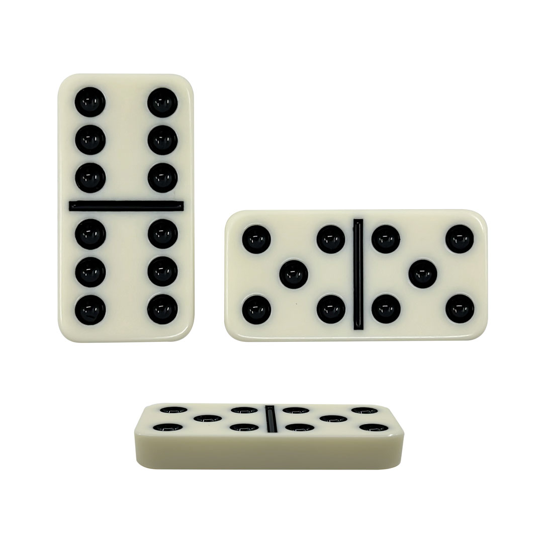 Dekoratif Ahşap Saklama Kutulu Domino Seti