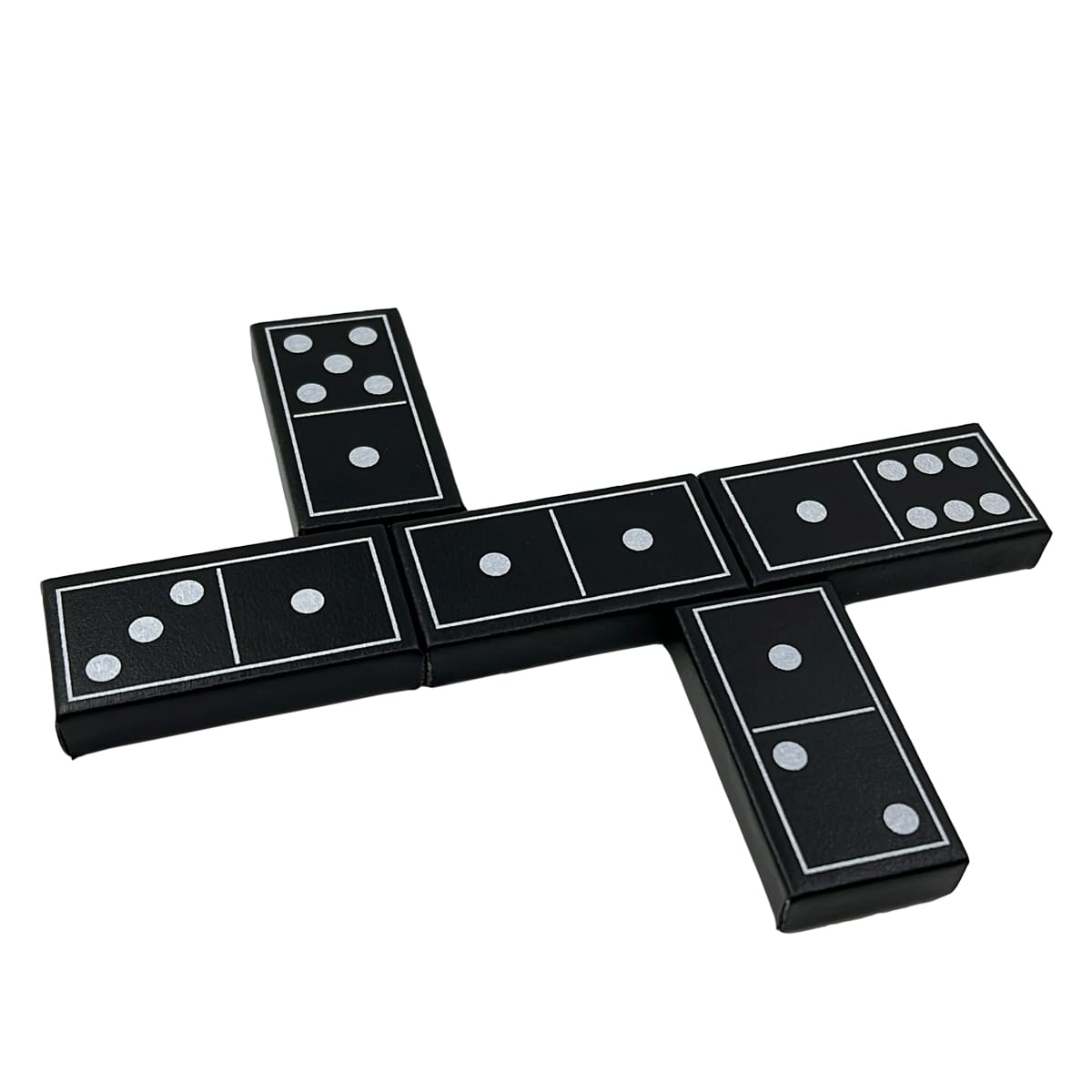 أطقم دومينو الفاخرة Double Six Standard 28 Tiles مع حقيبة جلدية سوداء