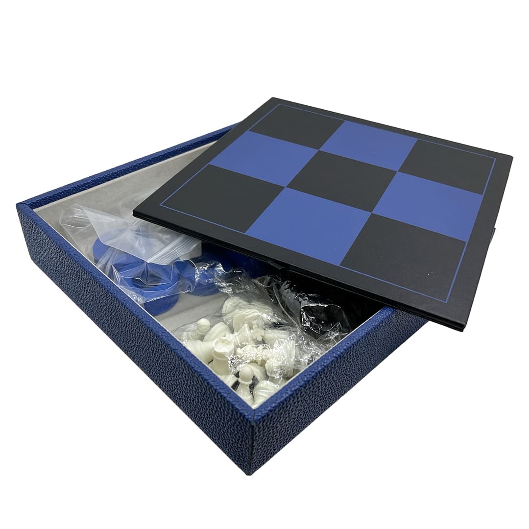 2 in 1 Chess Set and XO Tic Tac Toe Game