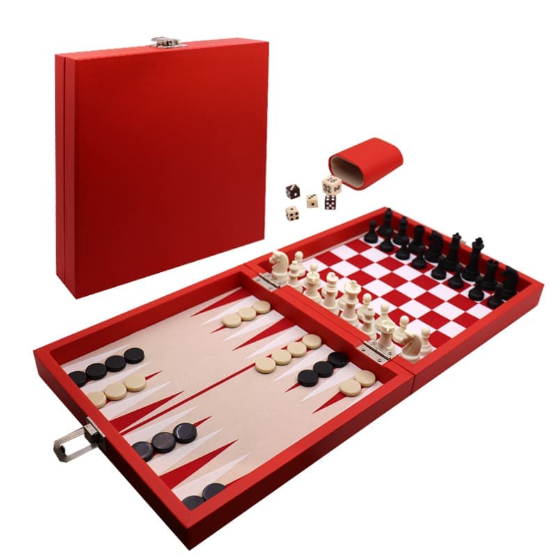 5  in 1 Leatherette Chess Set