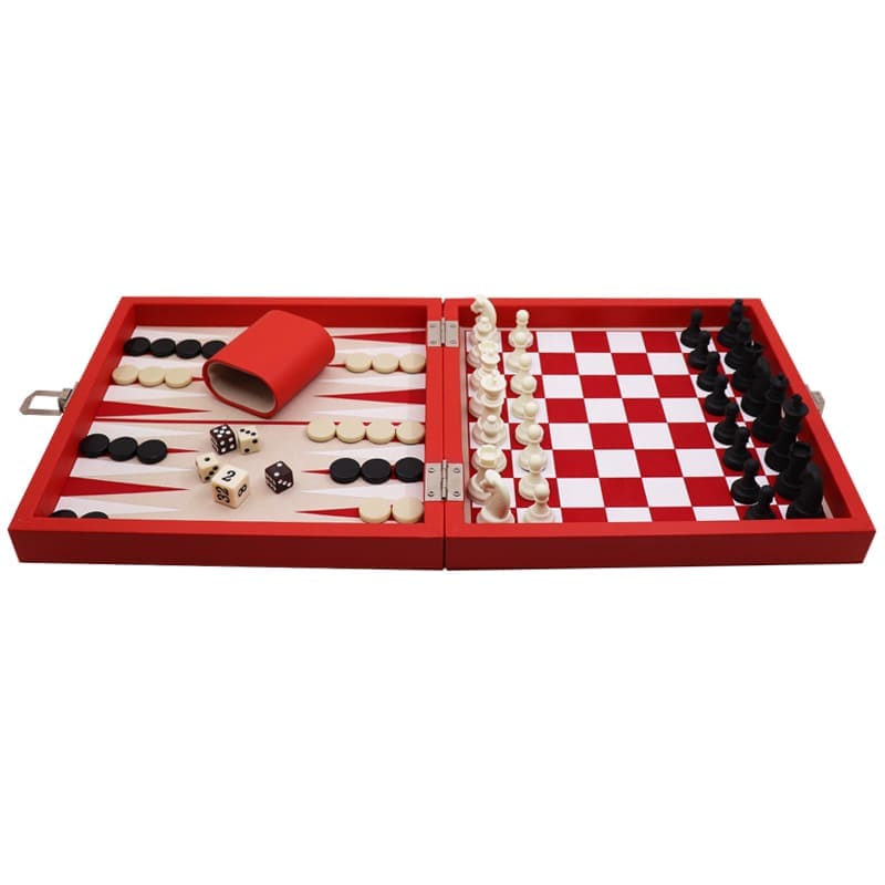 5  in 1 Leatherette Chess Set