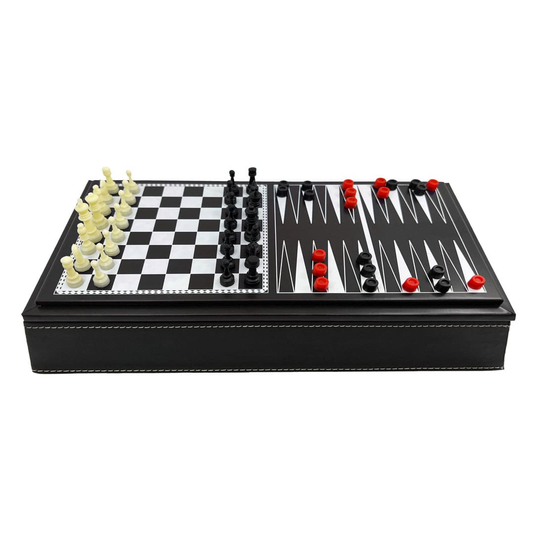Chess Checkers Backgammon, juego de tablero de ajedrez Juego de