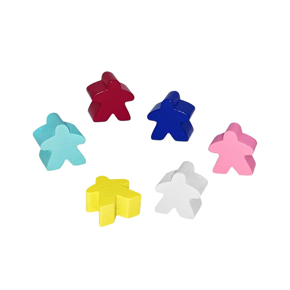 Board Game Pieces Accessories Wooden Meeples