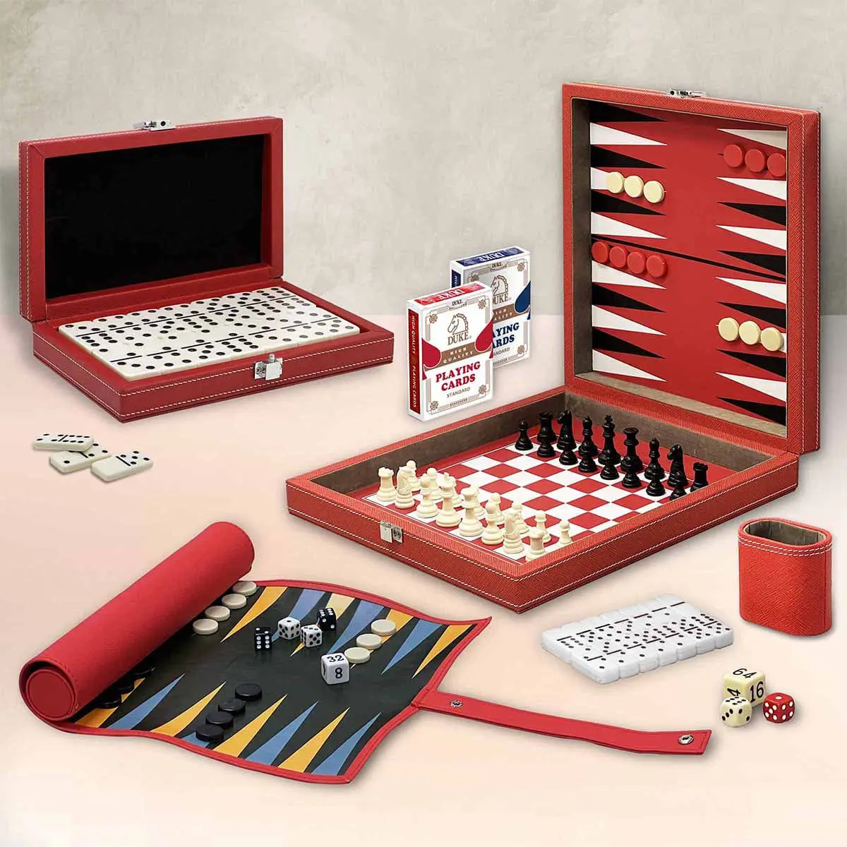 Tempolu Kırmızı Muti Klasik Masa Oyunu Koleksiyonu