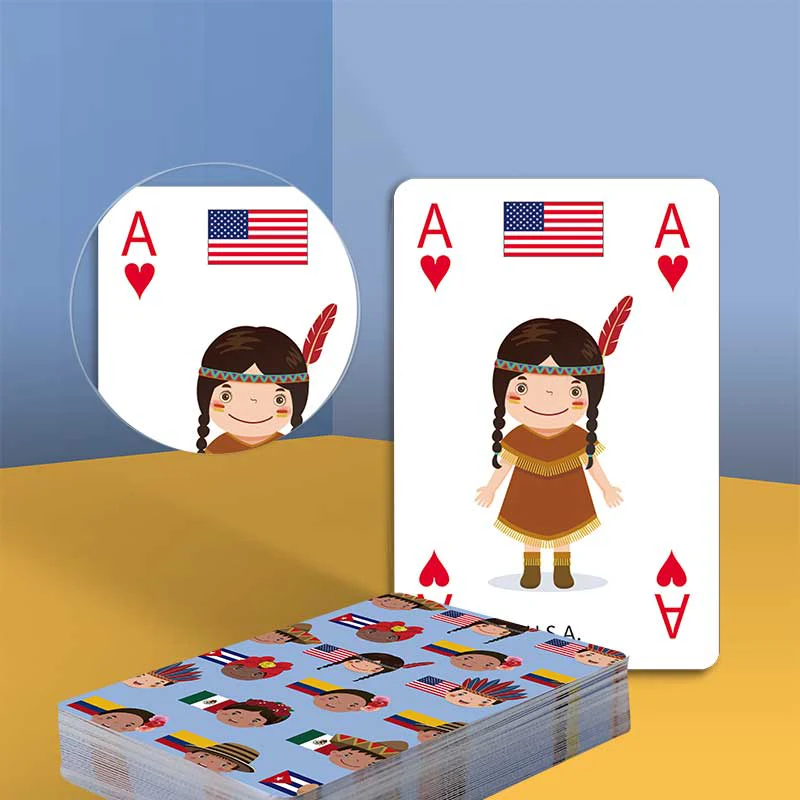 Jeu de cartes à jouer version Amérique