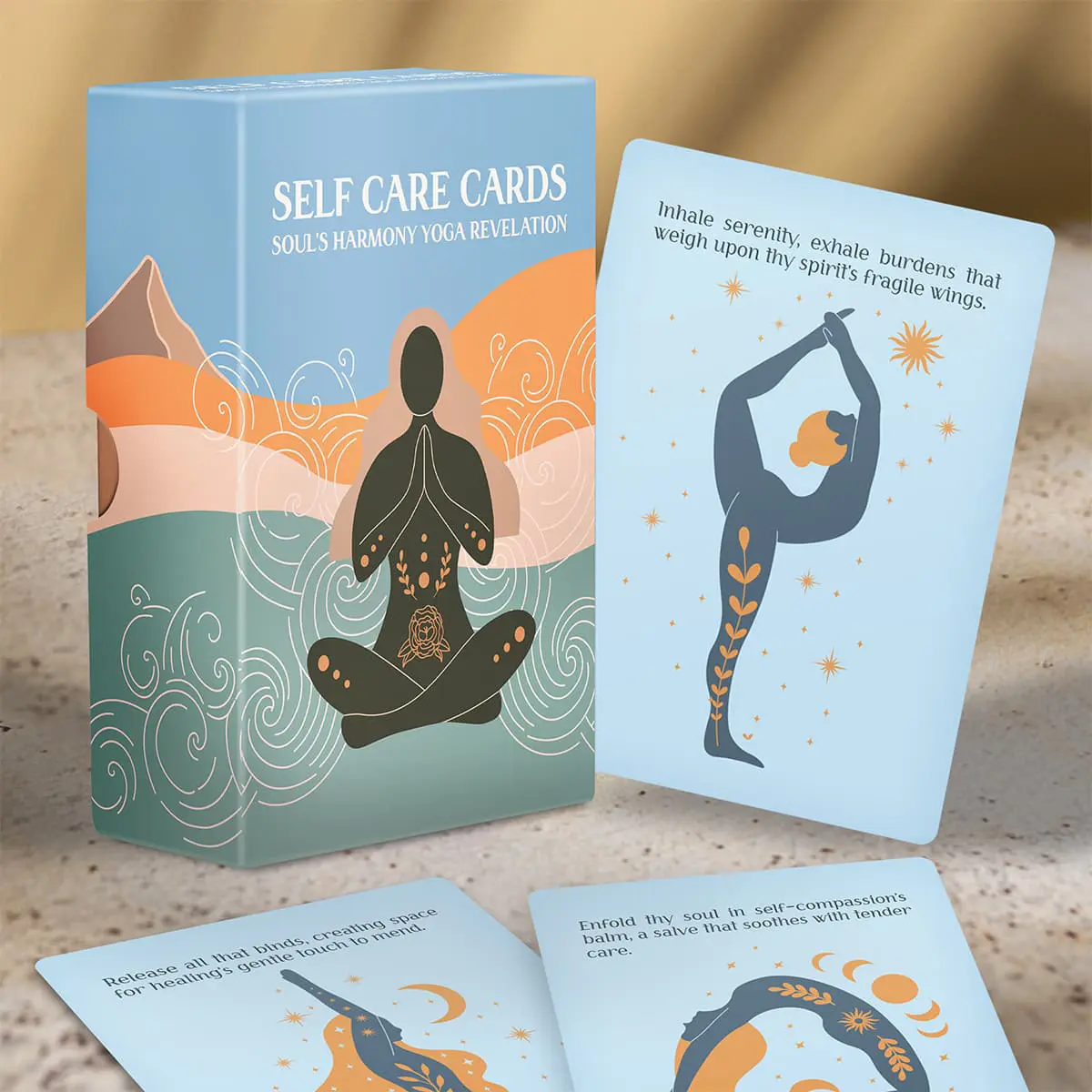 Soul&#39;s Harmony Yoga Revelation Selbstpflege-Affirmationskarten