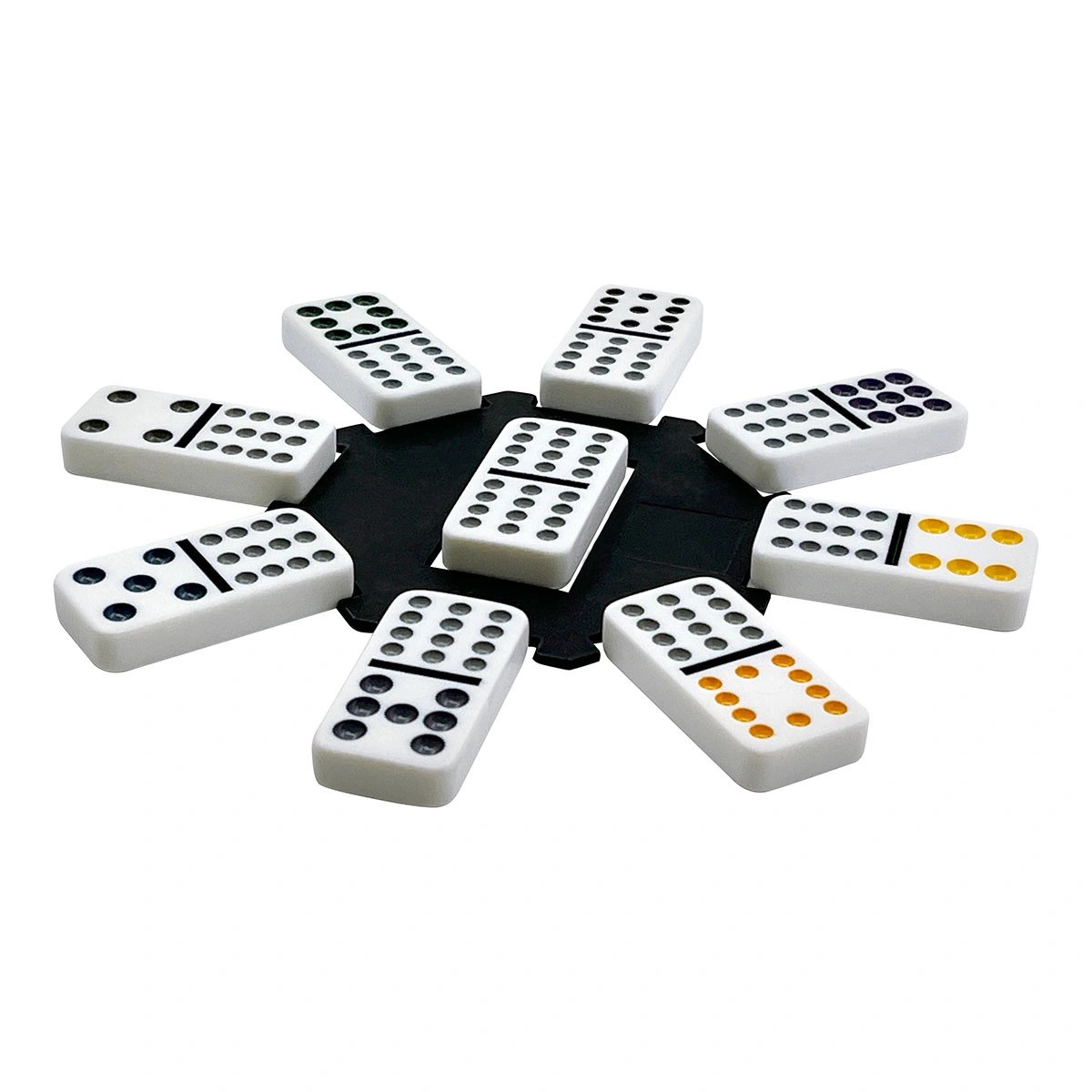 Domino-Set im Aluminiumkoffer