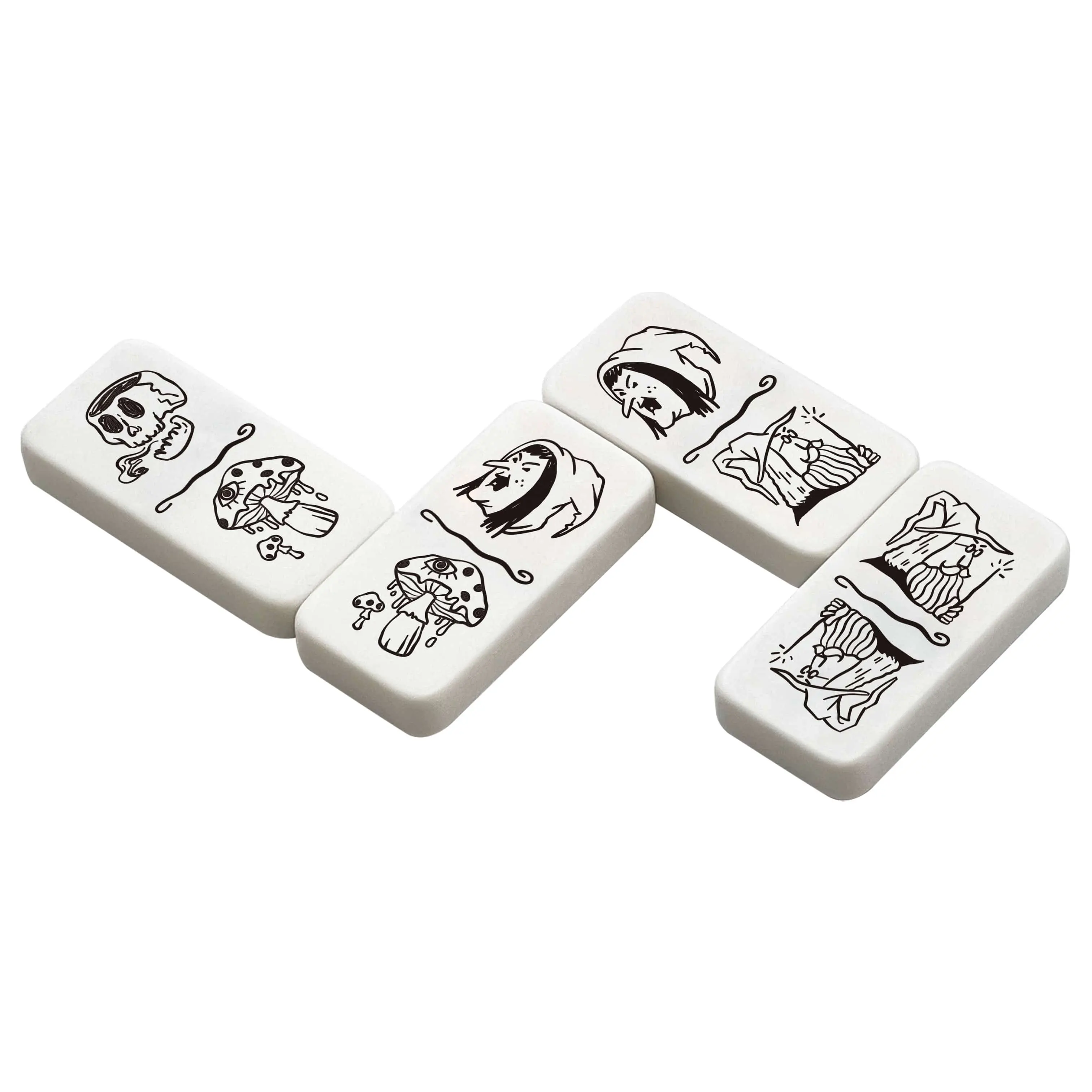 Magic World Domino Set with Leatherette Case