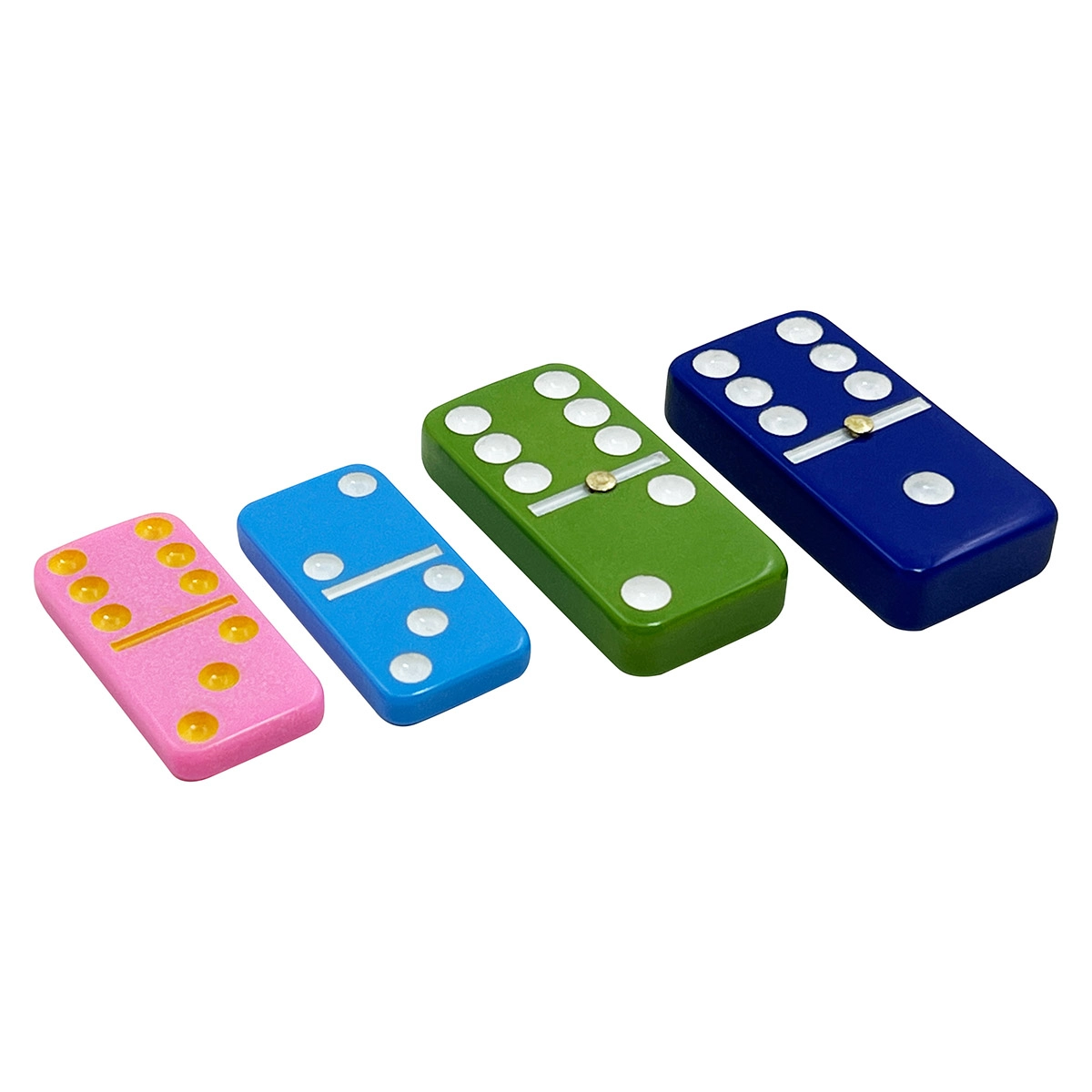 Peças de dominó coloridas personalizadas