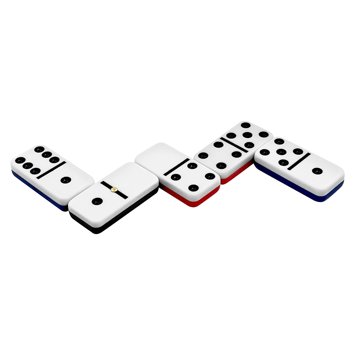 Zweifarbige Domino-Fliesen