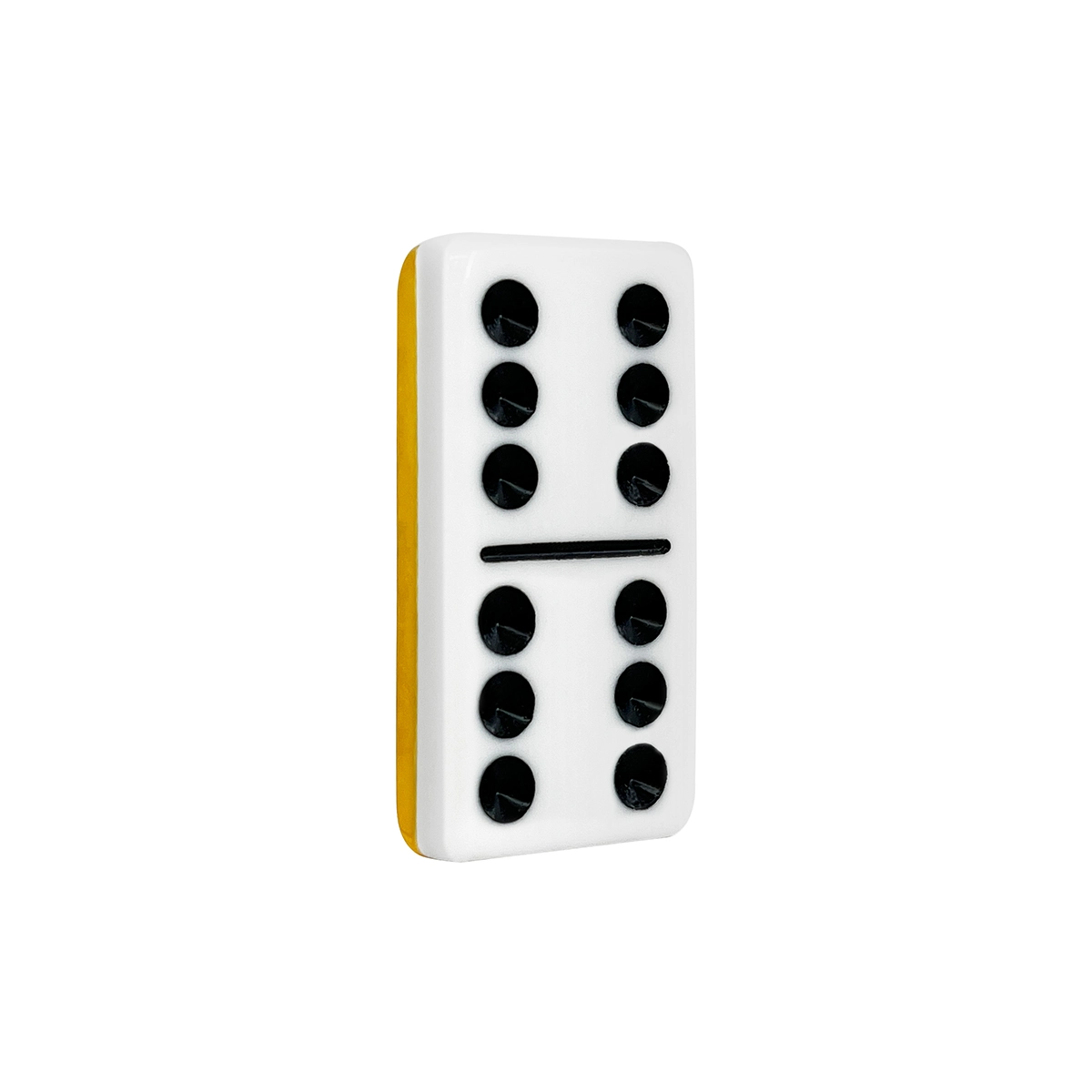 Azulejos de dominó com brilho de dois tons