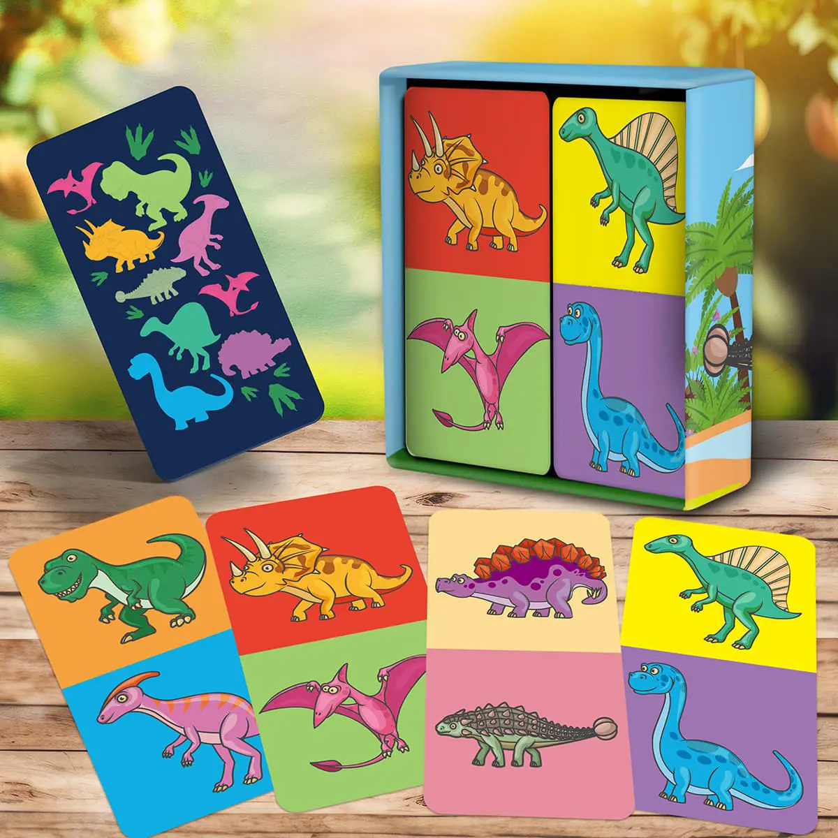 Dinosaur Domino Cards Game