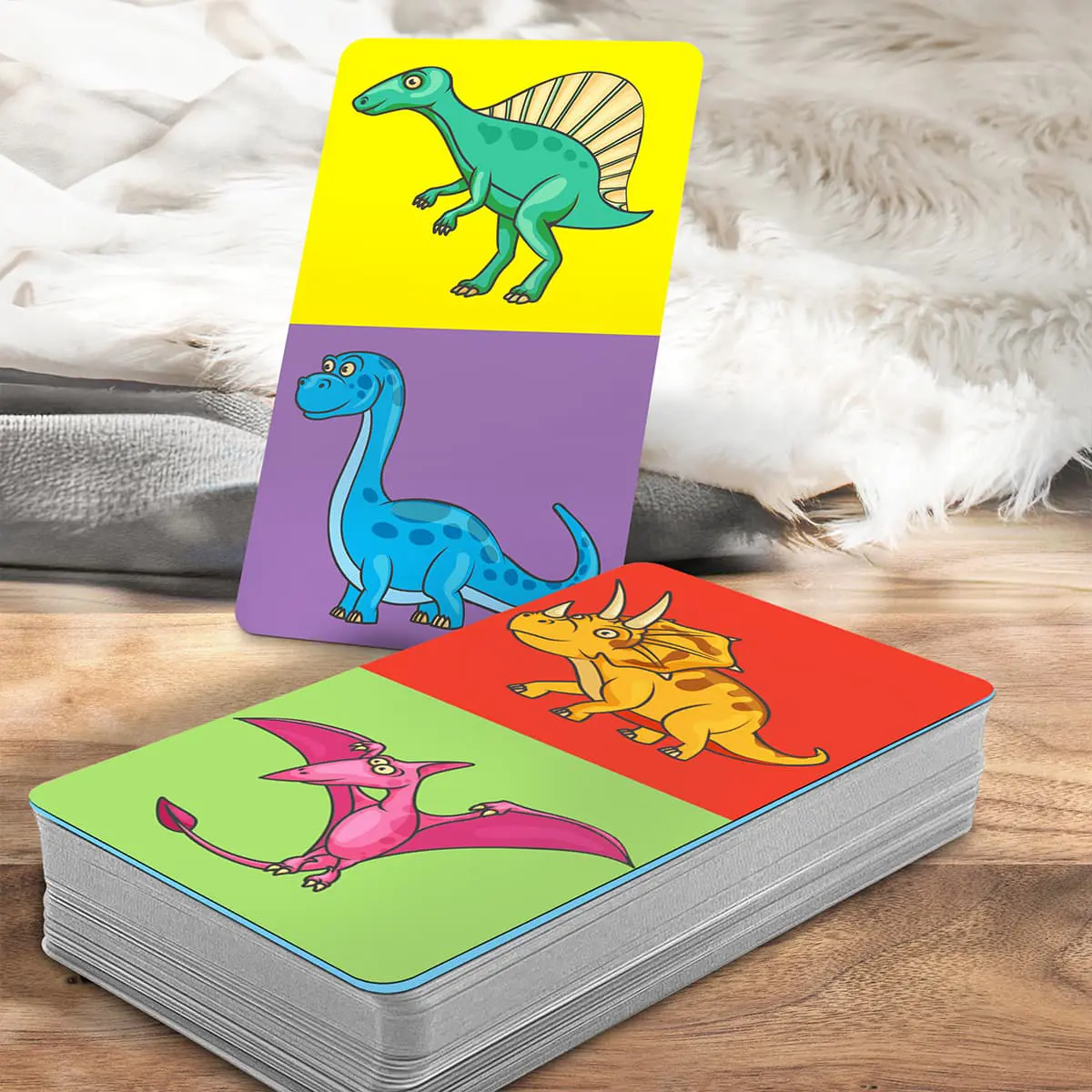 Dinosaur Domino Cards Game