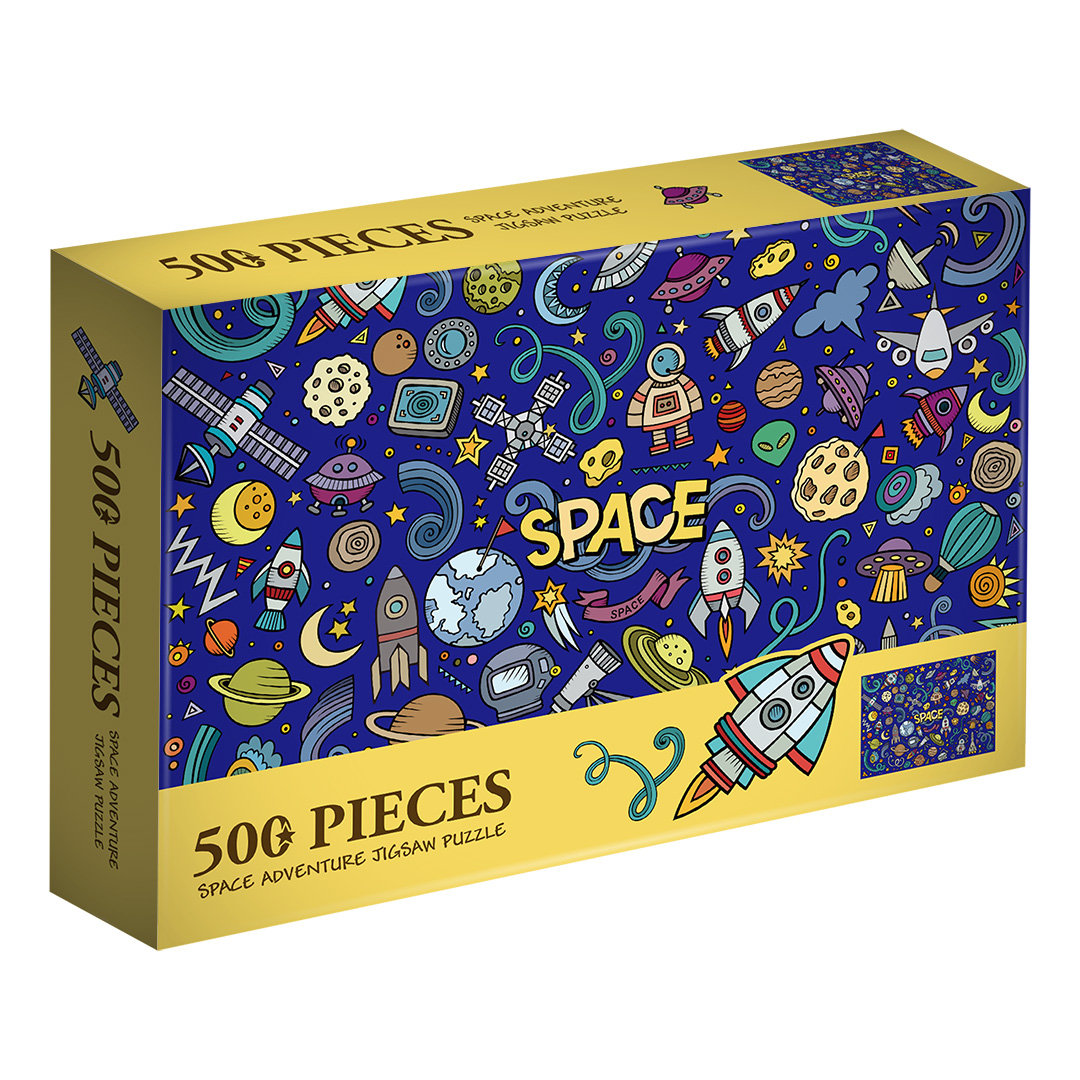 500片拼圖 - 太空冒險