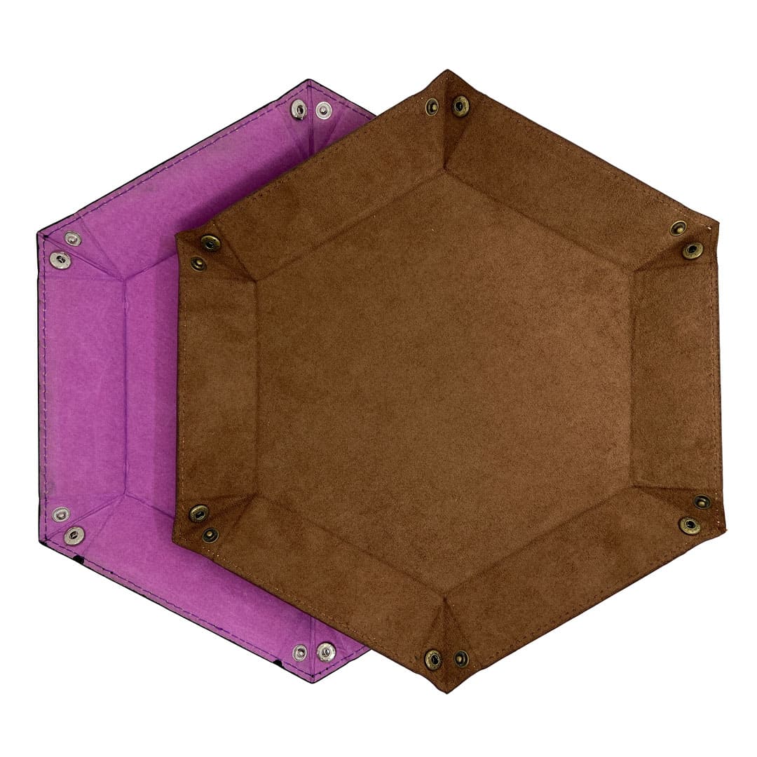 六角形折疊收納盒 - 用於存放骰子
