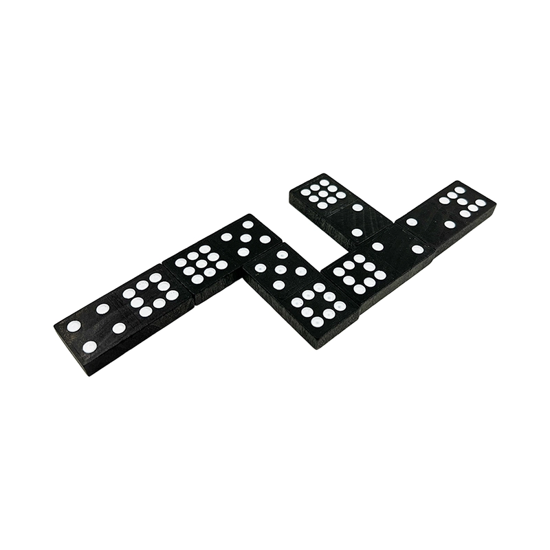 Jeu de dominos en bois double 9
