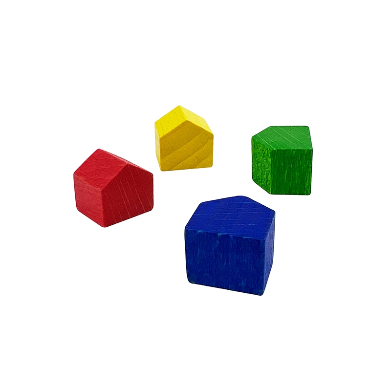 Board Game Pieces Accessories Wooden House