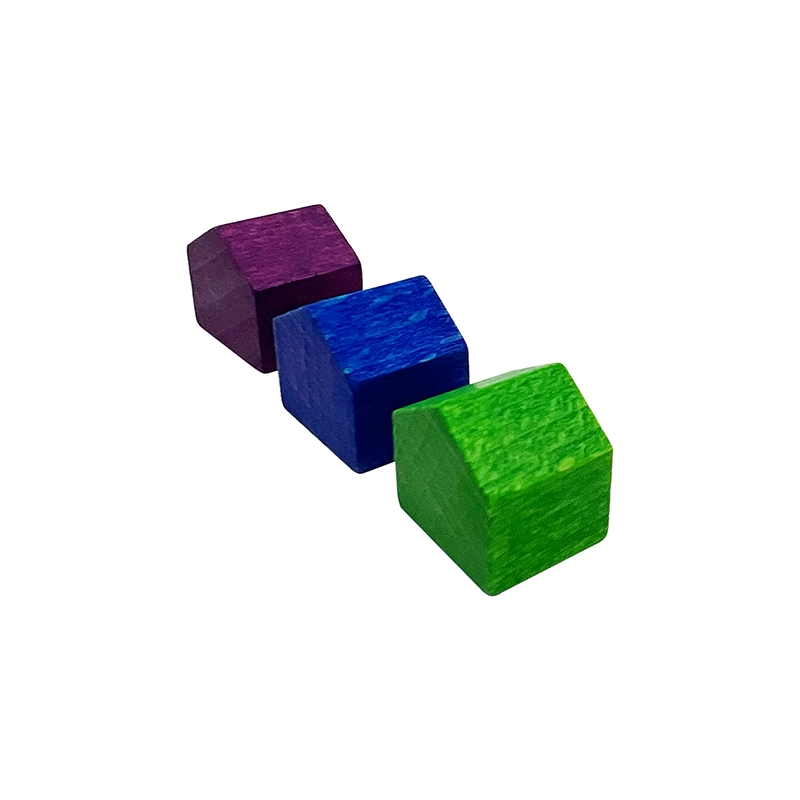 Board Game Pieces Accessories Wooden House