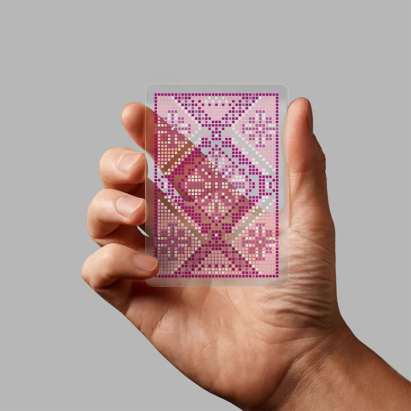 透明馬賽克撲克牌-花磚系列