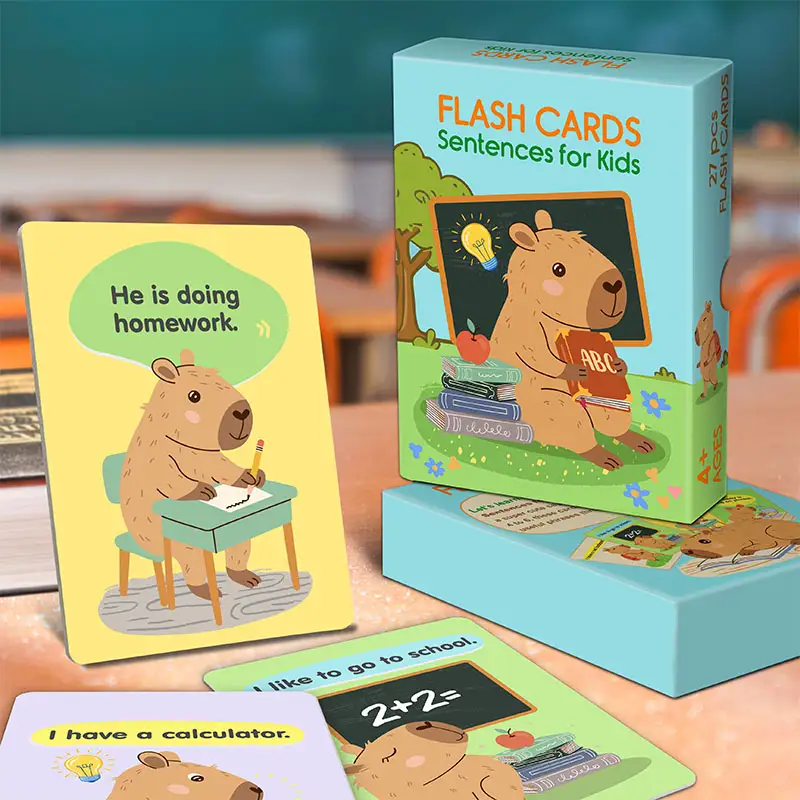 Educational Flash Cards – Sentences for Kids