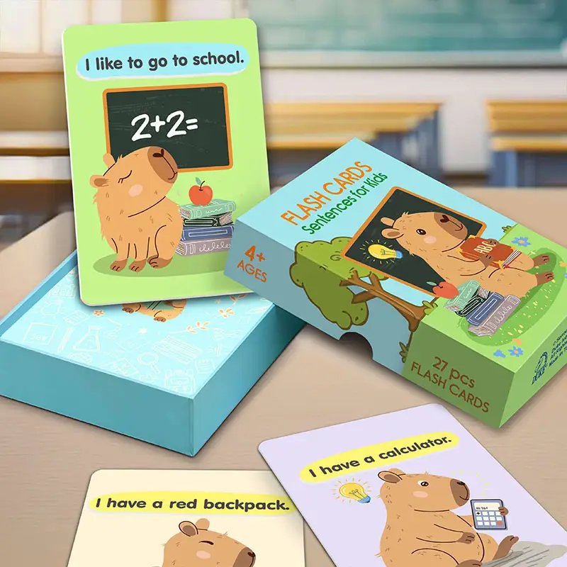 Educational Flash Cards – Sentences for Kids