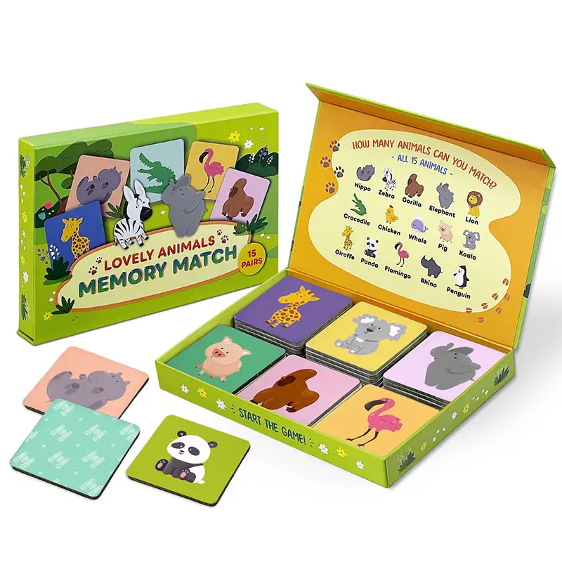 Animal Memory Matching Game