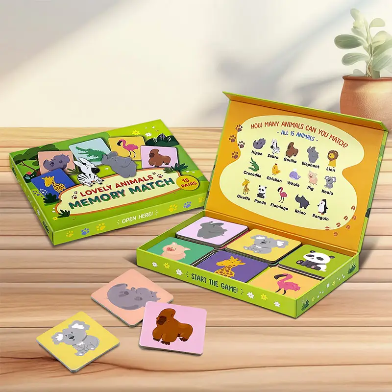 Animal Memory Matching Game