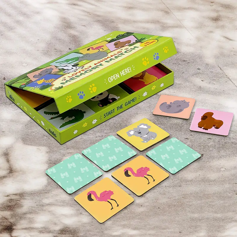 Animal Memory Matching Game