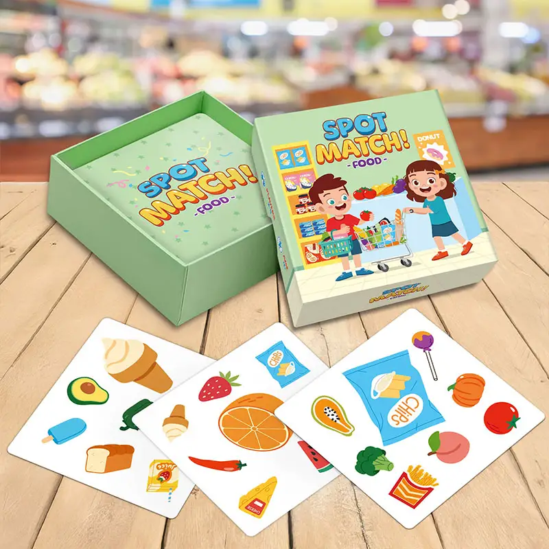 Spot Match Game – Food Edition