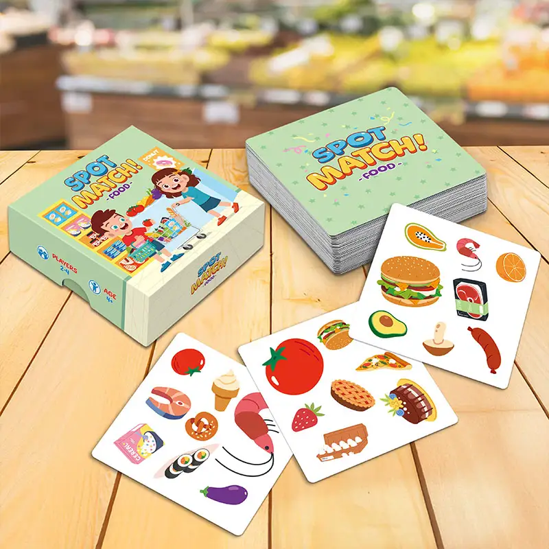 Spot Match Game – Food Edition