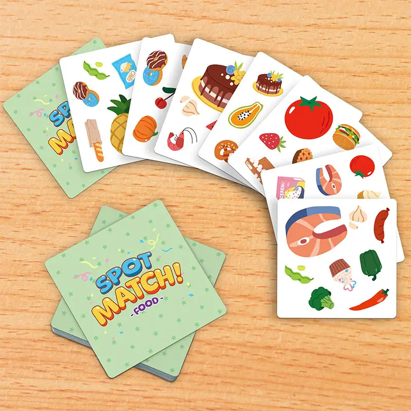 Spot Match Game – Food Edition
