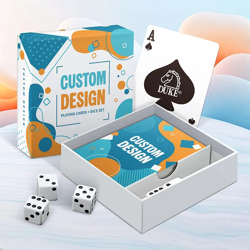 Playing Card and 5 Dice Set