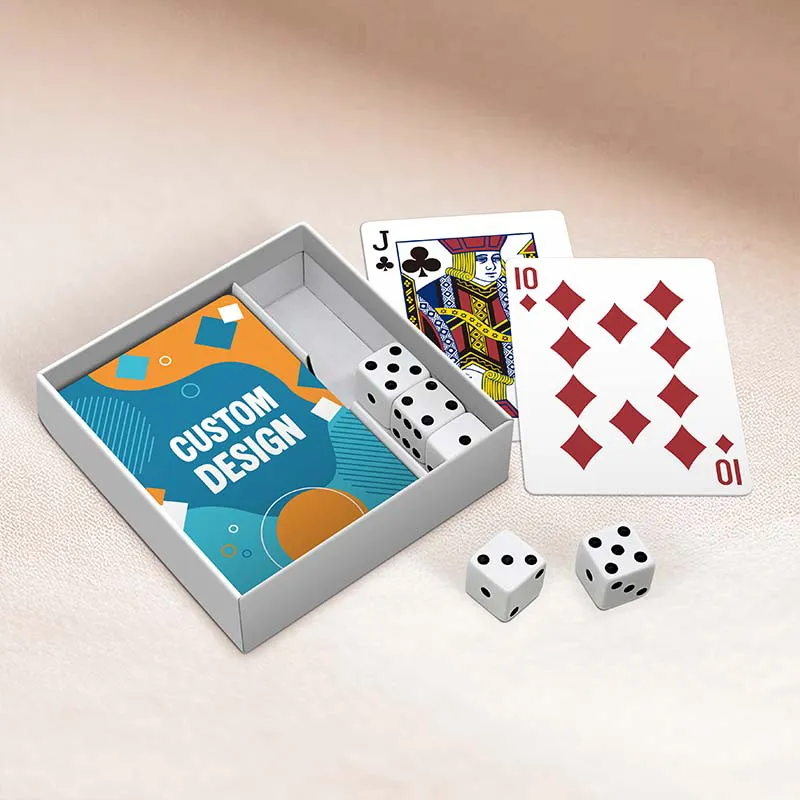 Playing Card and 5 Dice Set