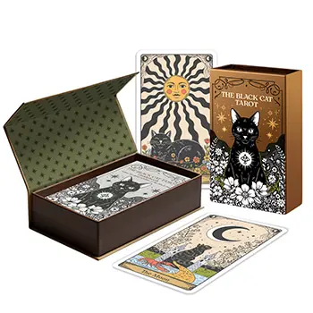 350gsm Art Paper Custom Tarot Card with Magnetic Flip Box